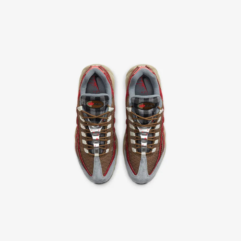 The top view of the Nike Air Max 95 "Halloween" sneakers.