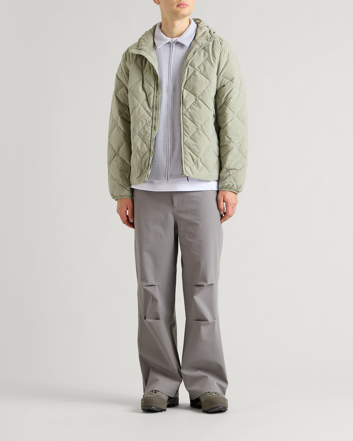 Hiking Patrol Base Grid LT Down Hooded Jacket