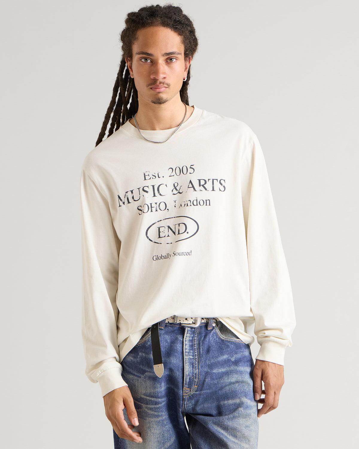 END. Worn Established Long Sleeve T-shirt