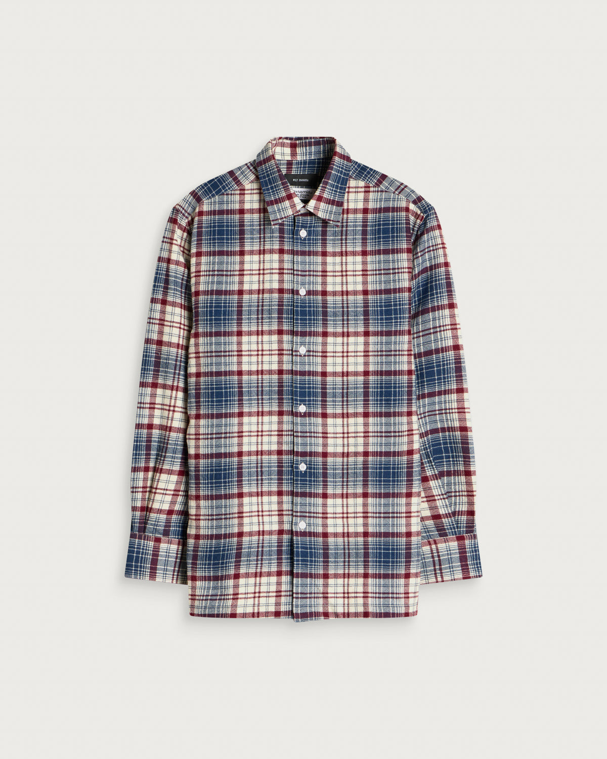 Willy Chavarria Wool Check Shirt