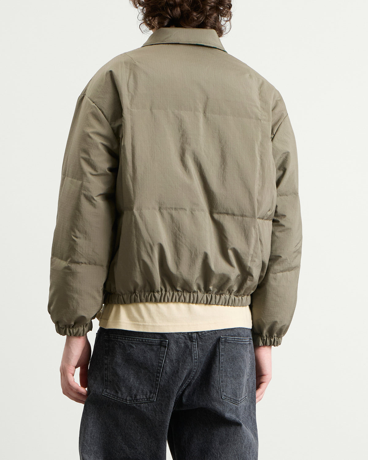 NOMARHYTHM TEXTILE Camo Flower Reversible Down Puffer Jacket