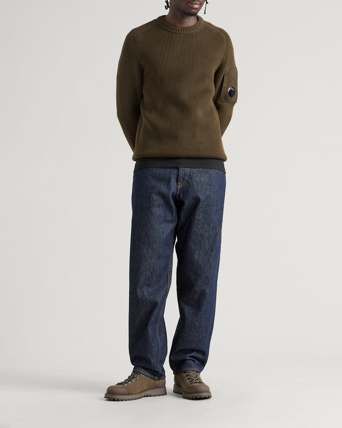 C.P. Company Full Rib Lens Jumper