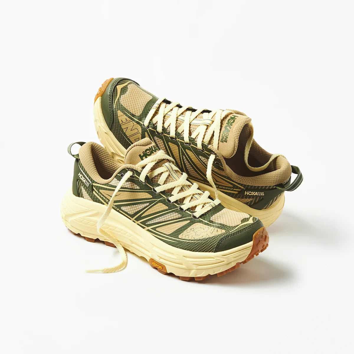 The END. x HOKA 'Overland' sneakers.