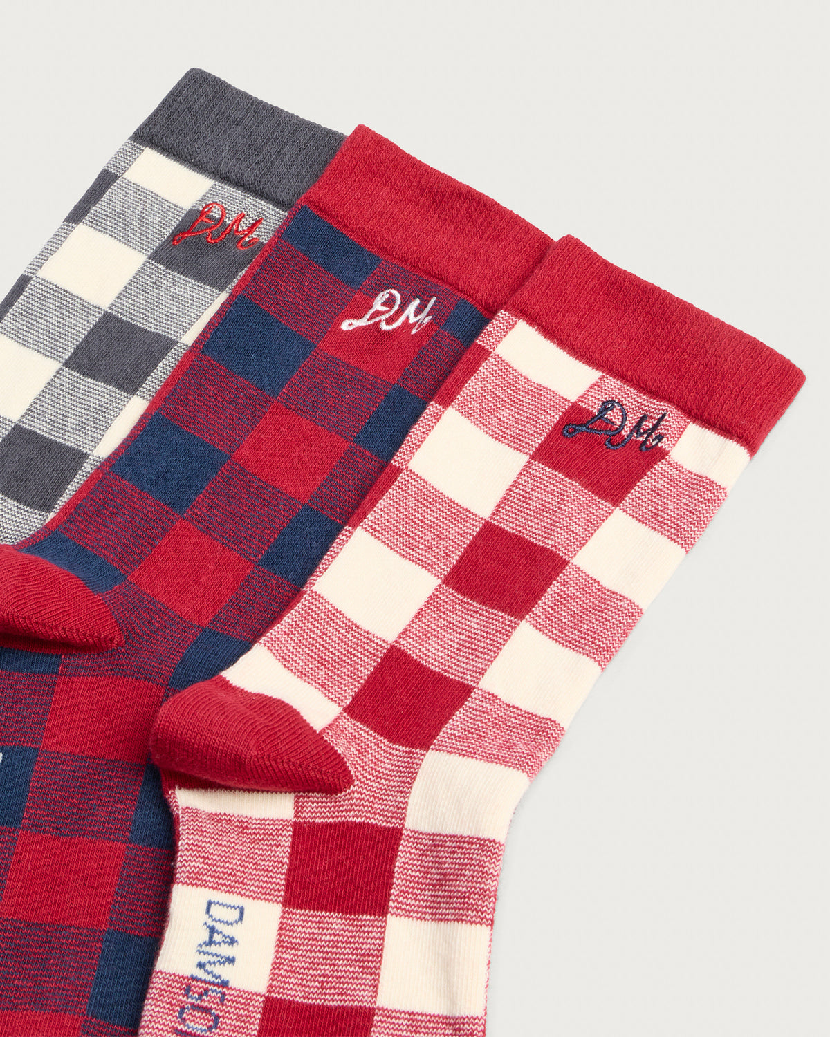 Damson Madder Socks - 3 Pack