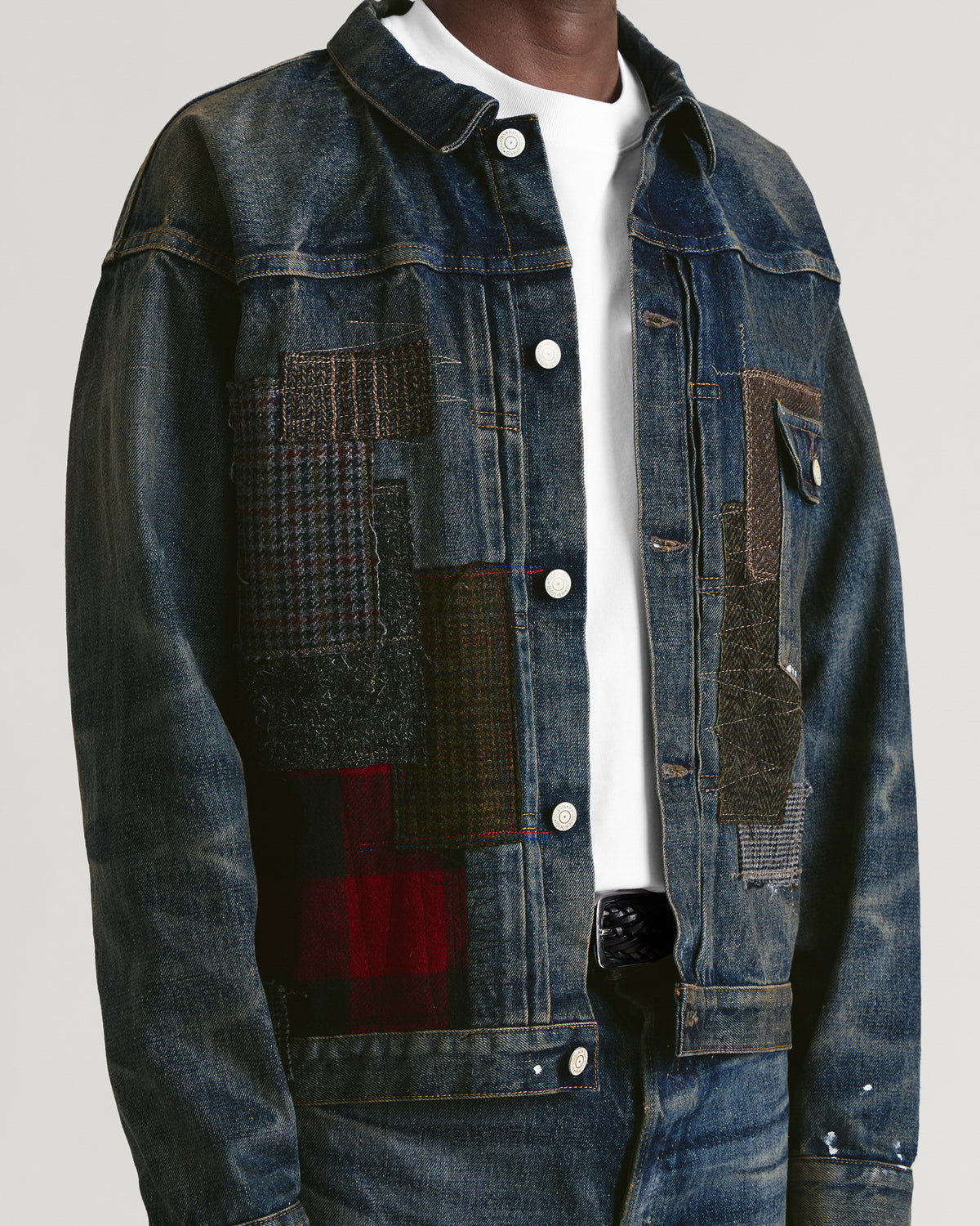 Junya Watanabe MAN Custom Patchwork Denim Jacket