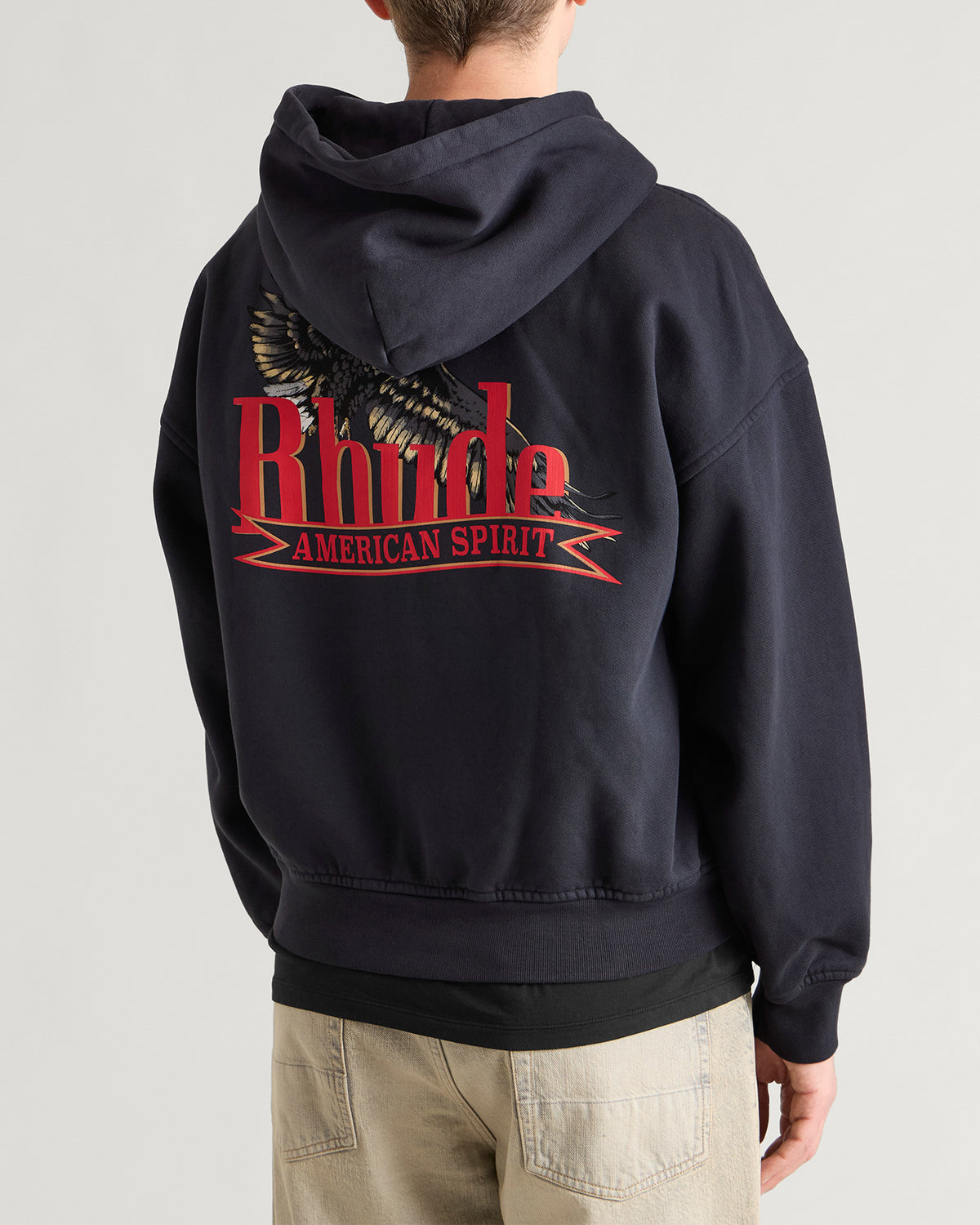 Rhude American Spirit Zip-Up Hoodie