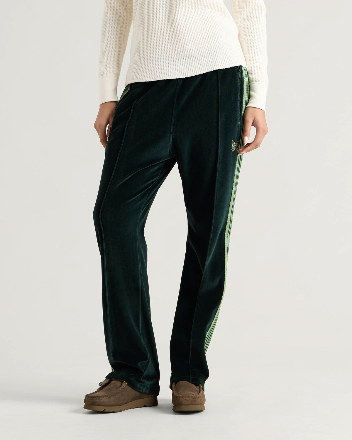Needles Narrow Velour Track Pant