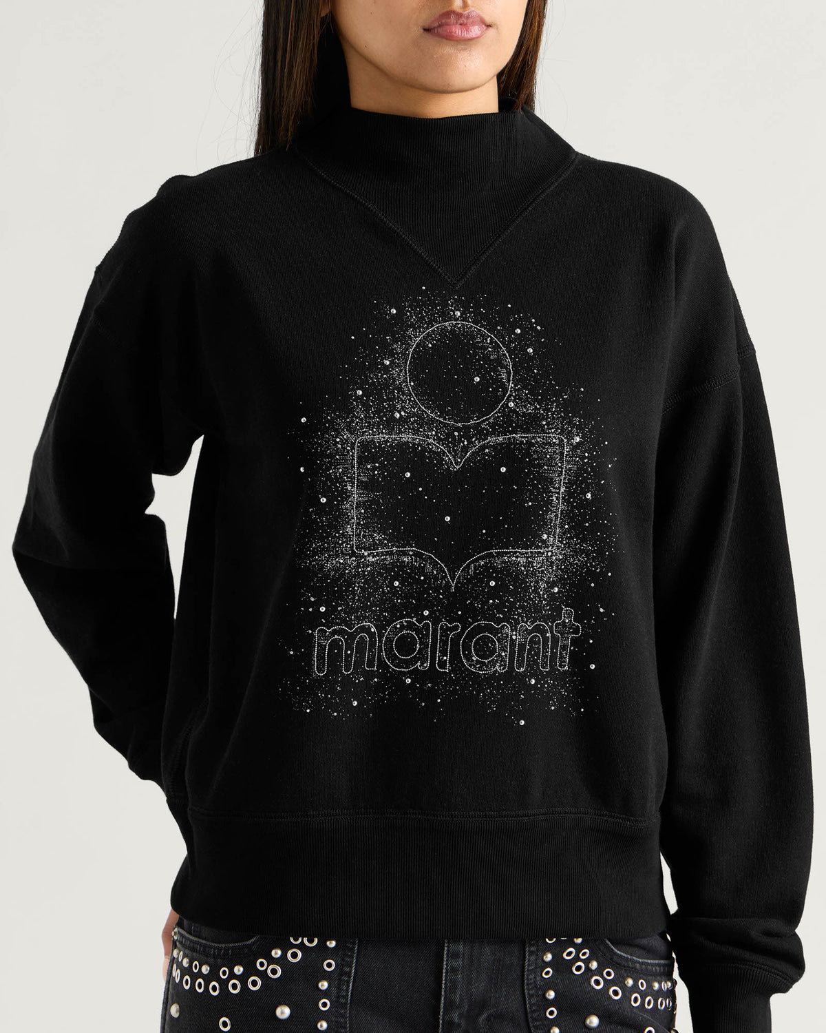 Isabel Marant Étoile Moby Glitter Sweatshirt