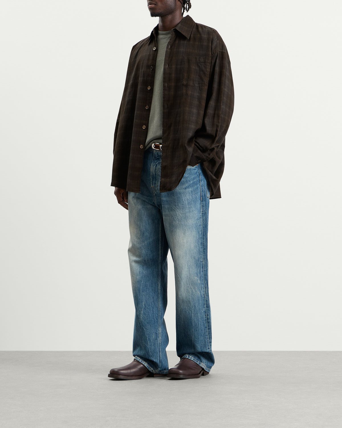 Our Legacy Check Print Borrowed Shirt