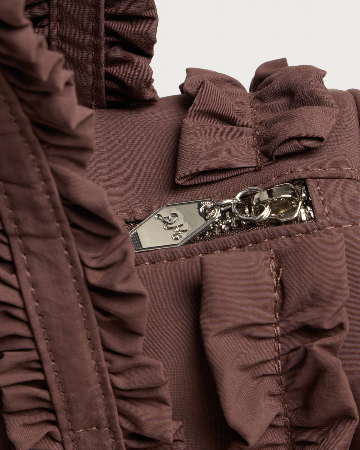 Damson Madder Waverly Mini Ruffle Barrel Bag