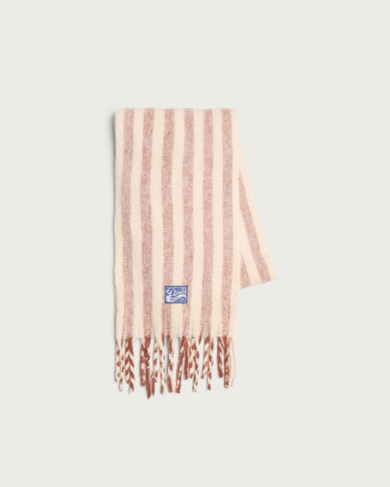 Damson Madder Brushed Fluffy Scarf
