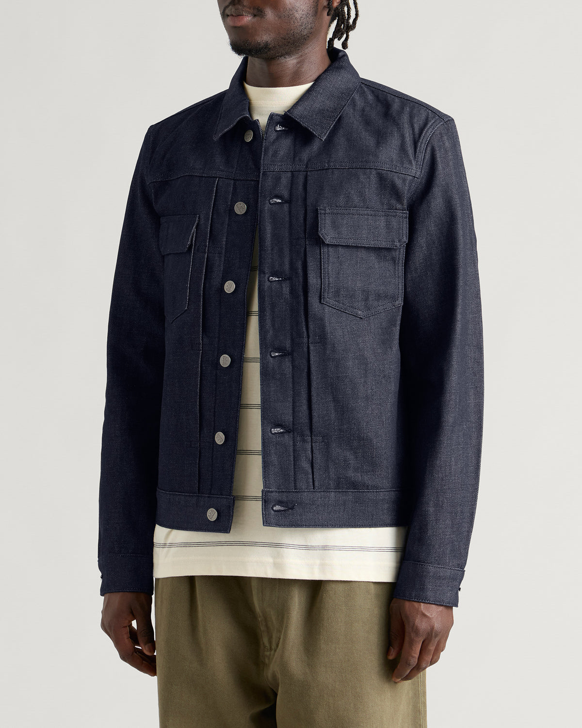 Barbour x A.P.C. Trucker Denim Jacket