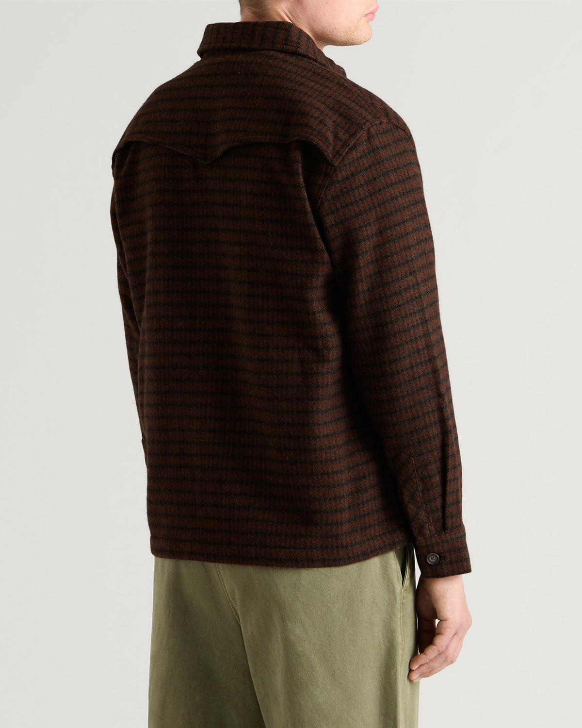Barbour Heritage + Hatfield OS Houndstooth Overshirt