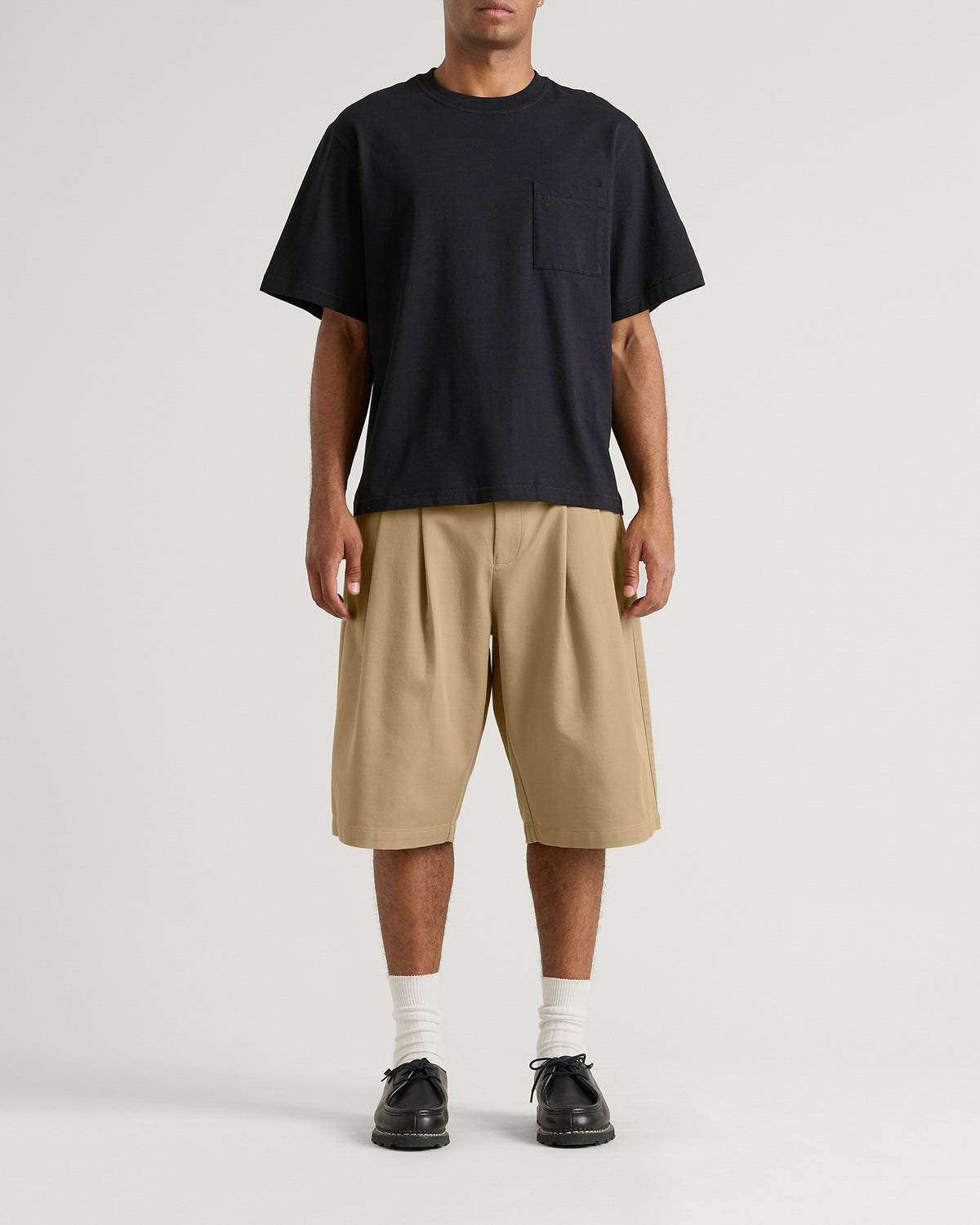 Porter James Double Pleated Shorts