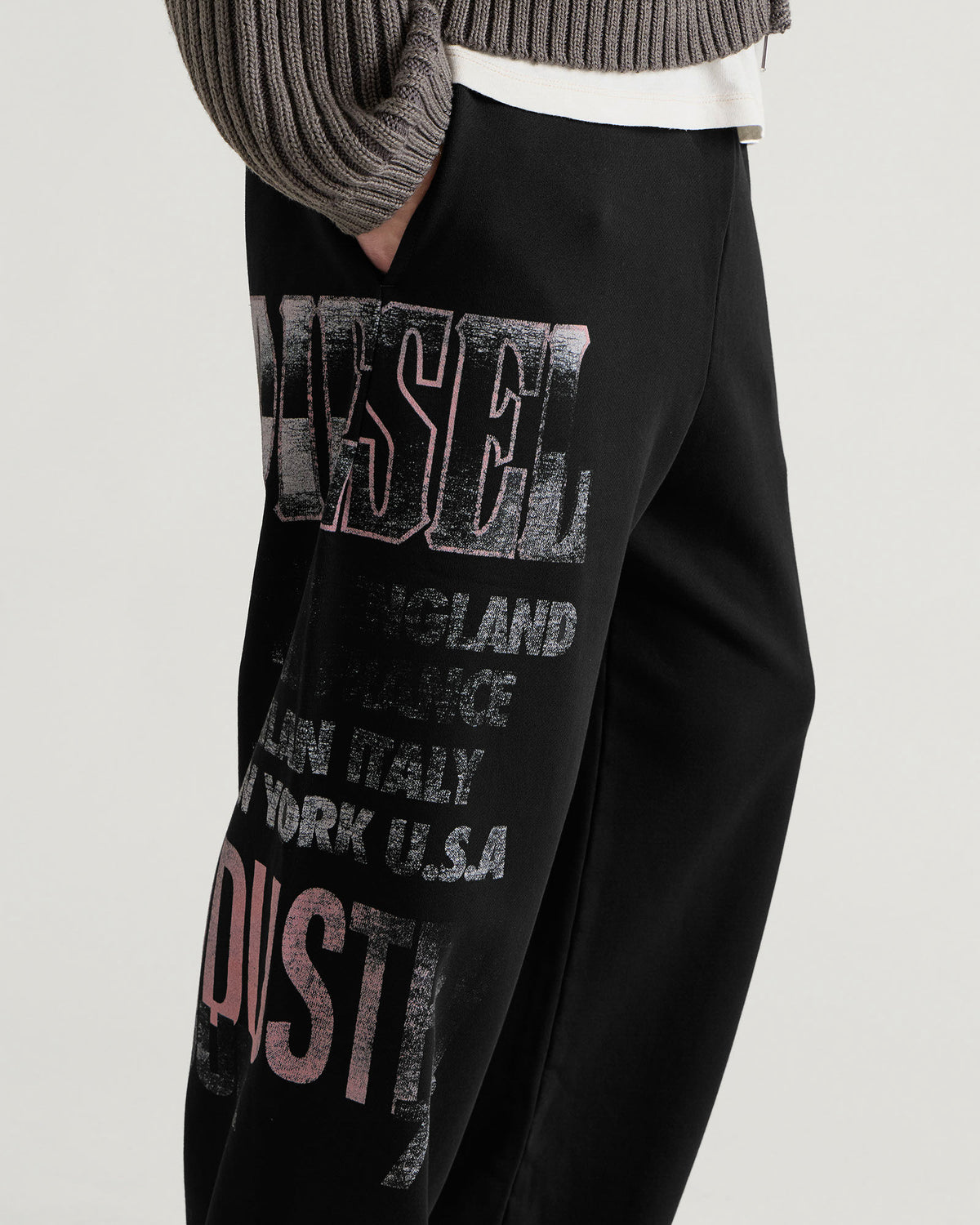 Diesel Tour Open Hem Sweatpants