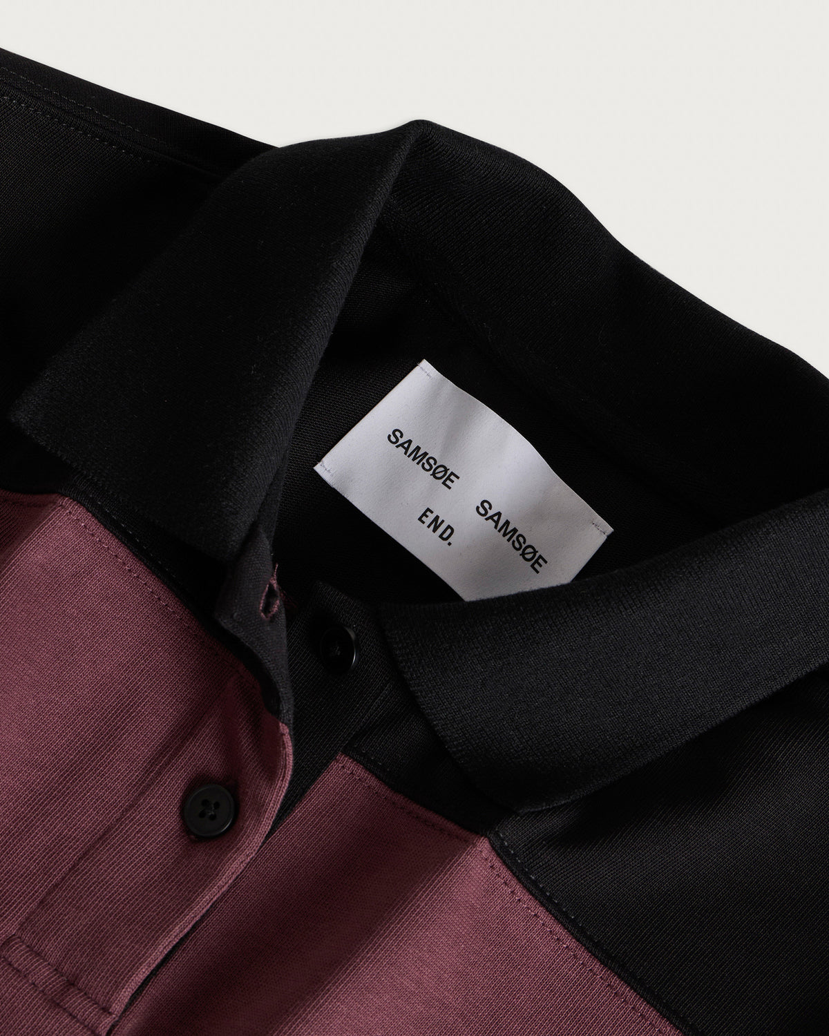 END. x Samsøe Samsøe Sadovan Long Sleeve Polo