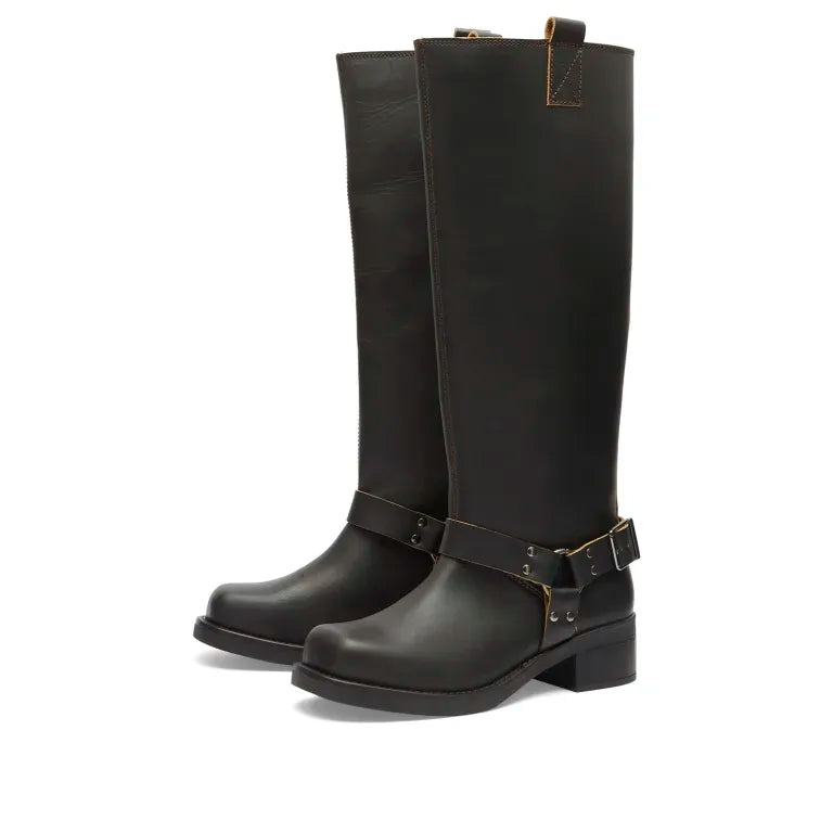 Samsøe Samsøe Sabrenta Knee High Buckled Boots
