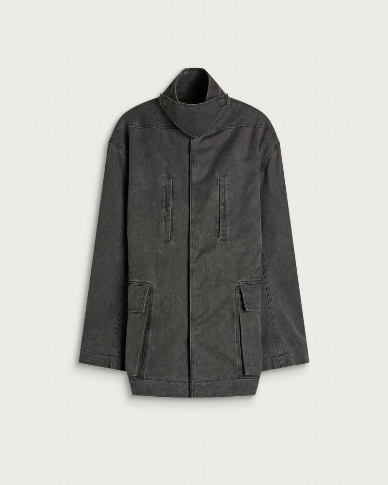 Rick Owens Collared Canvas Mac