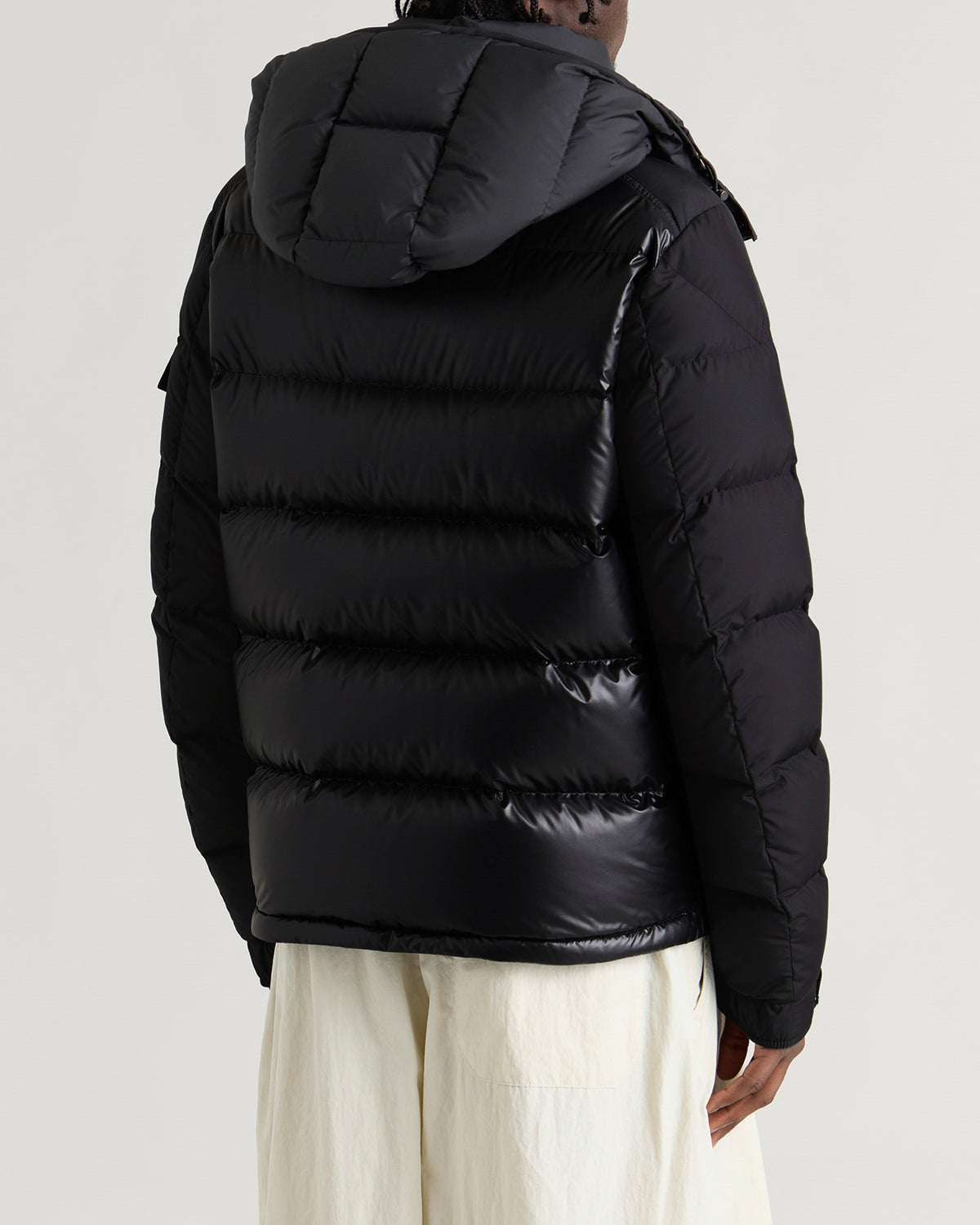 Moncler Maya Mixed Materials Padded Jacket