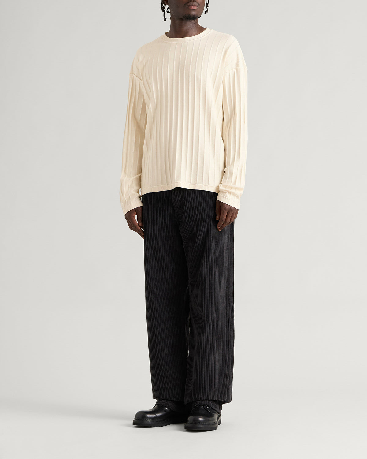 mfpen Round Neck Inverted Stripe Jumper