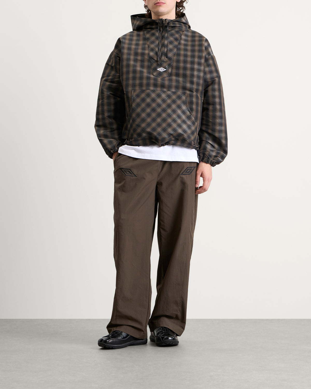 Umbro by Slam Jam Checked Masked Anorak - END. Exclusive