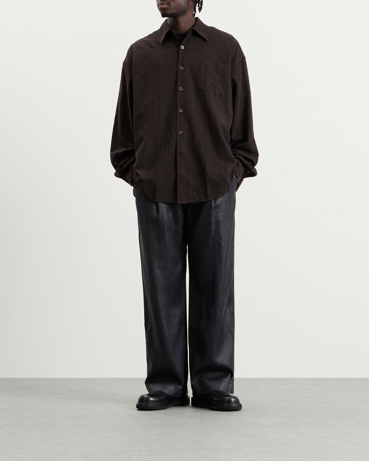 Our Legacy Check Grid Cloth Borrowed Shirt
