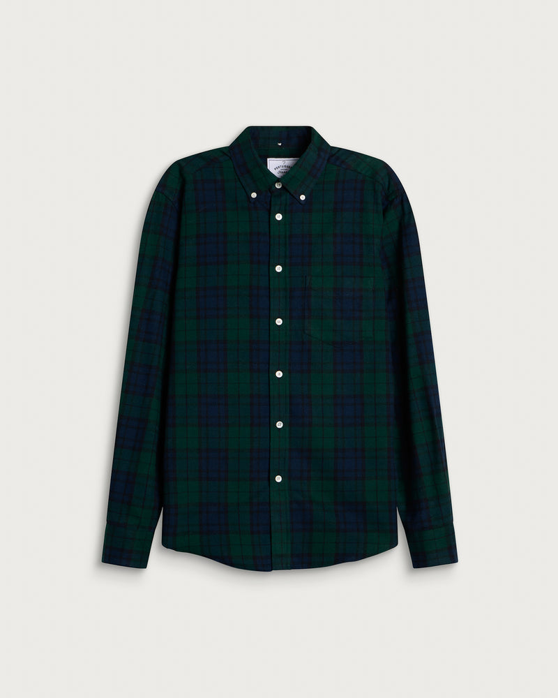 Portuguese Flannel Bonfim Blackwatch Check Shirt