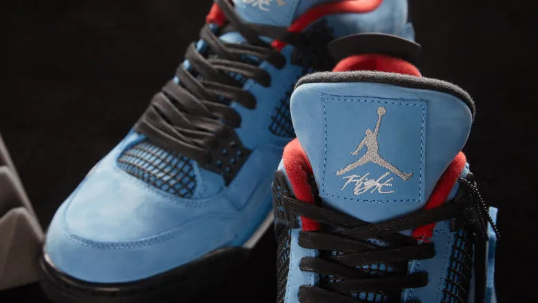 The Travis Scott x Air Jordan 4 sneakers.