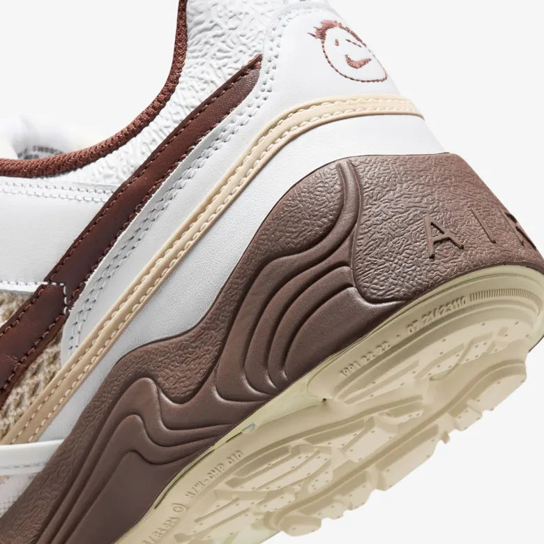 The heel of the Nike x Travis Scott Zoom Field Jaxx sneaker.