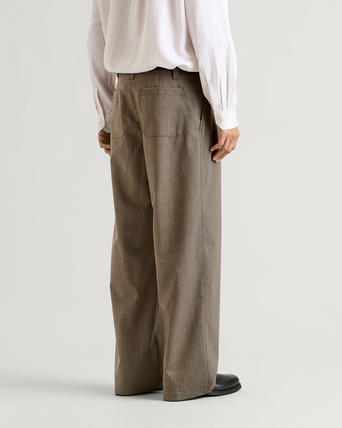 Our Legacy Clay Flowy Fleck Wool Still Chino