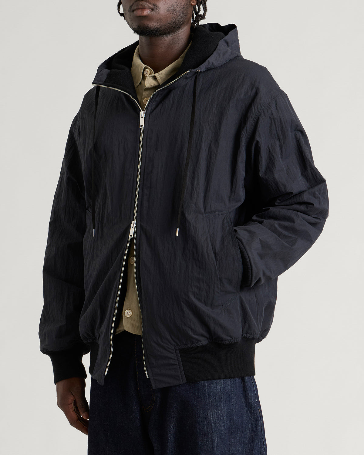 Studio Nicholson Wickett Wool Lined Hooded Jacket