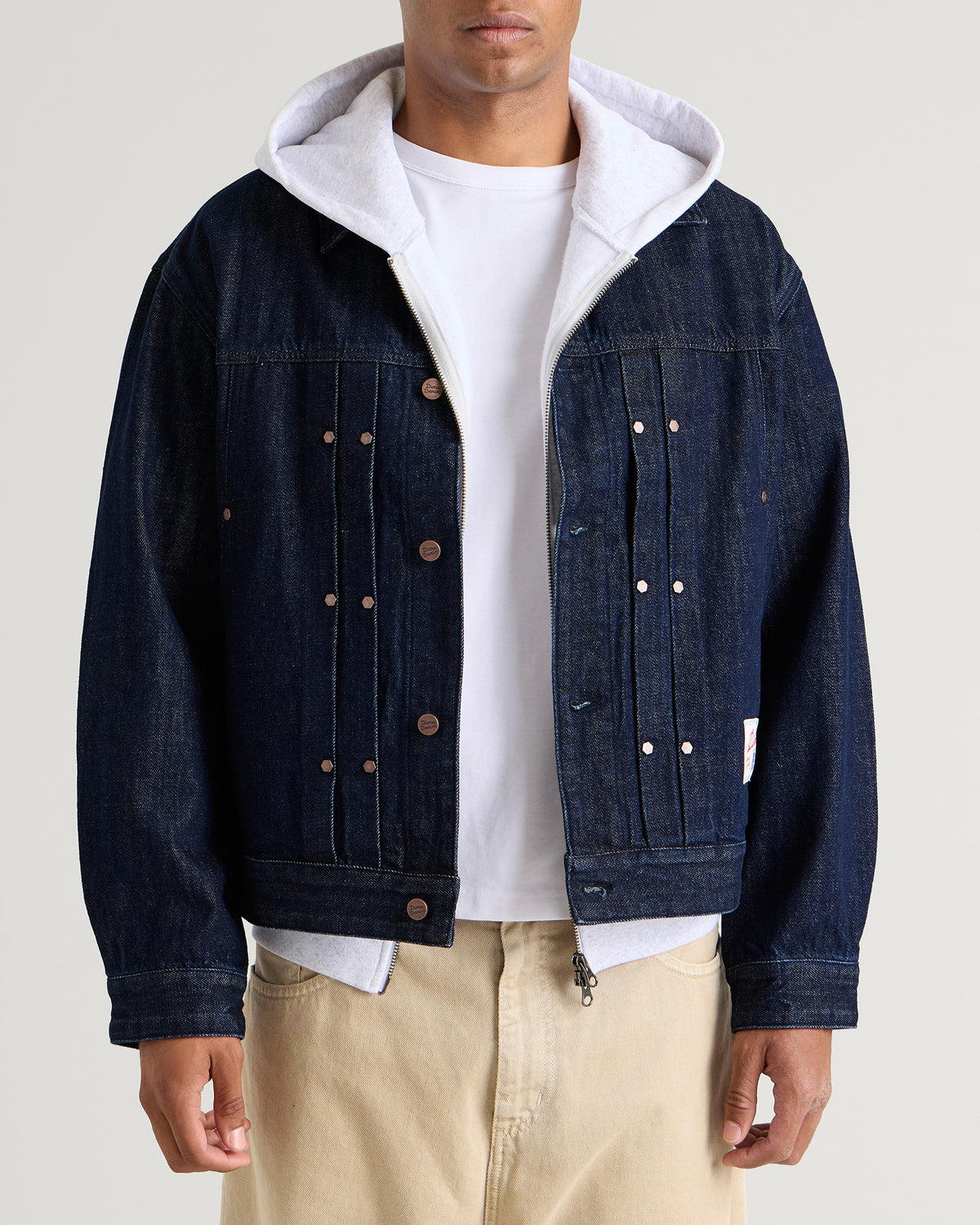 Dime Pleated Denim Jacket