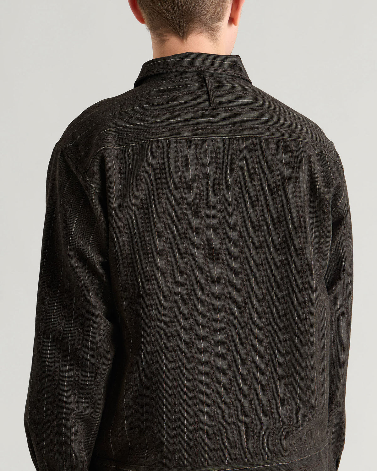 NN07 Reed Yarn Dyed Stripe Overshirt