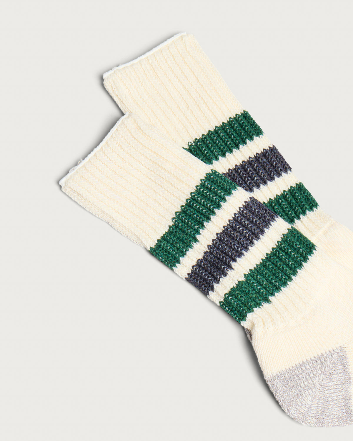RoToTo Coarse Ribbed Old School Crew Socks