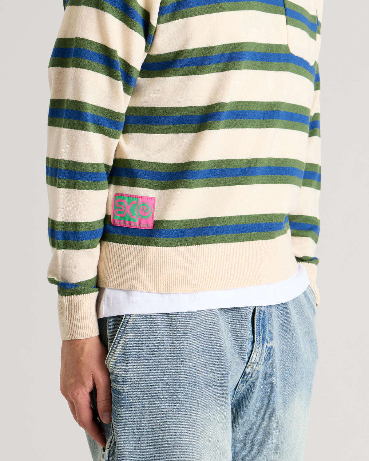 Ecstatic Research Border Polo Knit