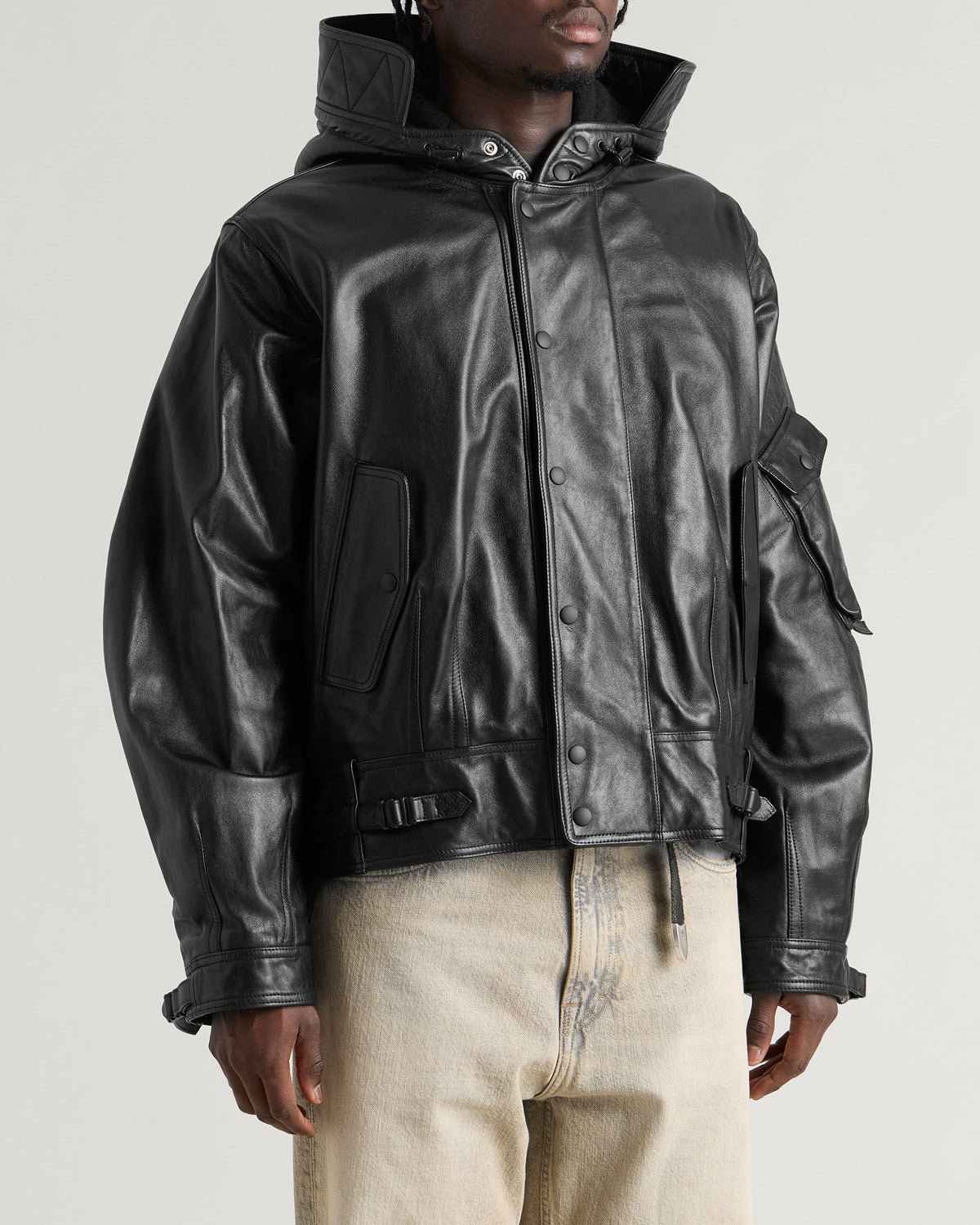 Our Legacy Malleable Black Bullhide Orbit Jacket