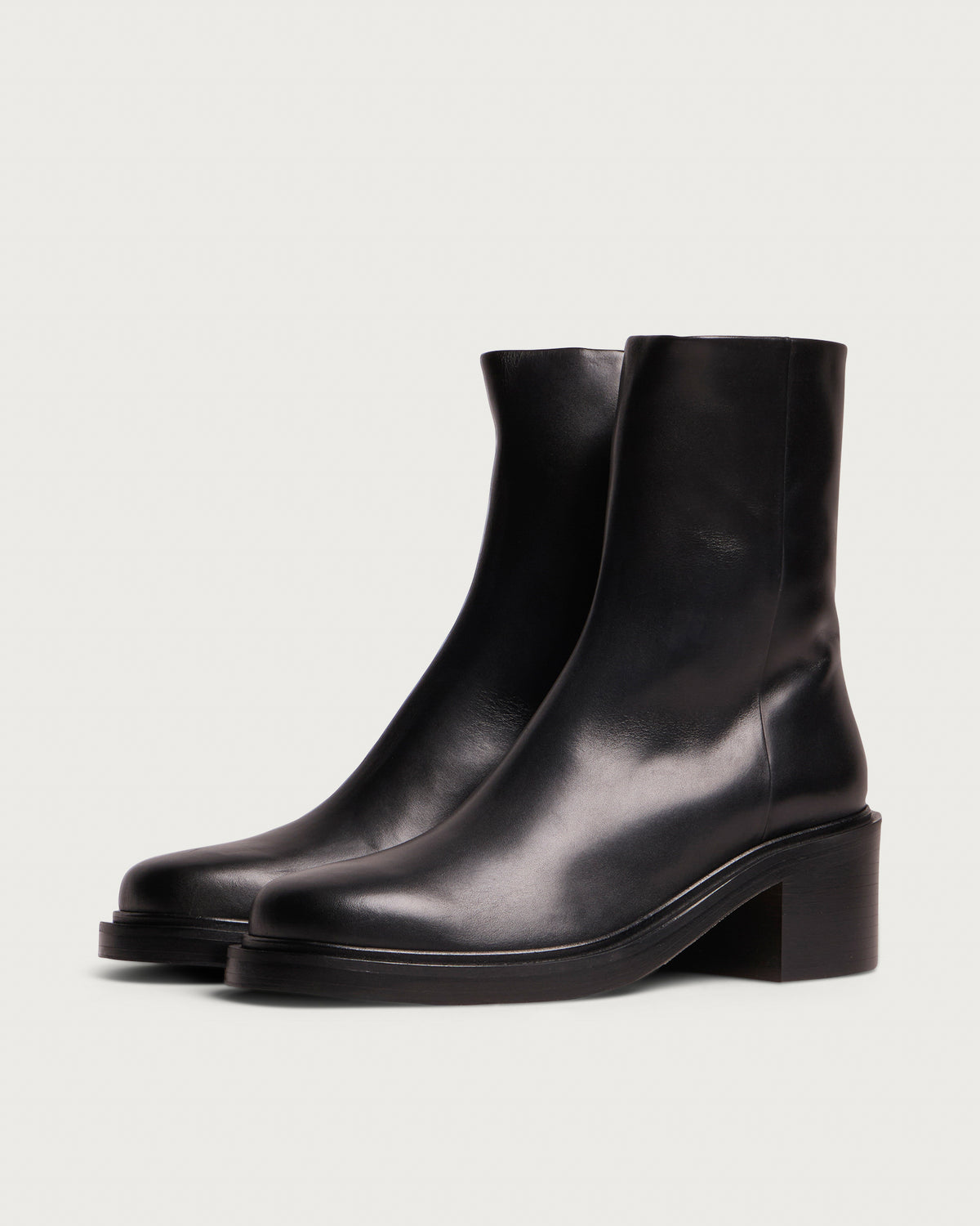 Aeyde Teddy Block Heel Boots