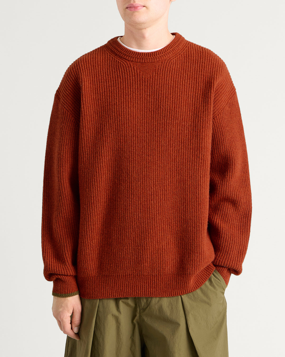 FrizmWORKS Patch Round Pullover Knit