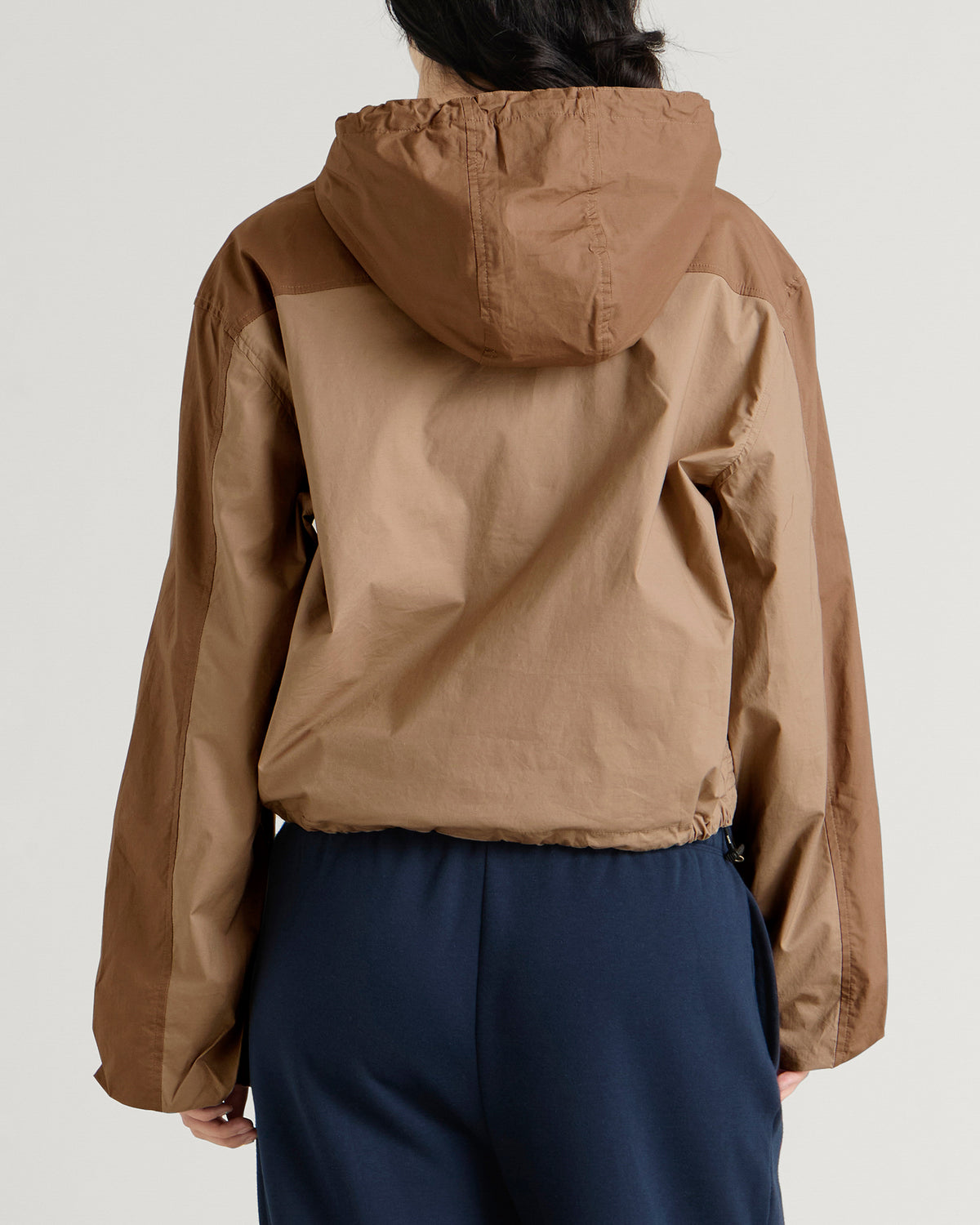 SKIMS Woven Cotton Half Zip Pullover
