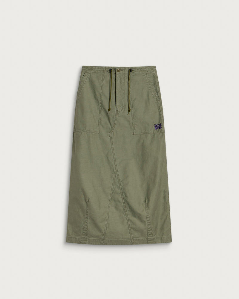 Needles String Fatigue Midi Skirt