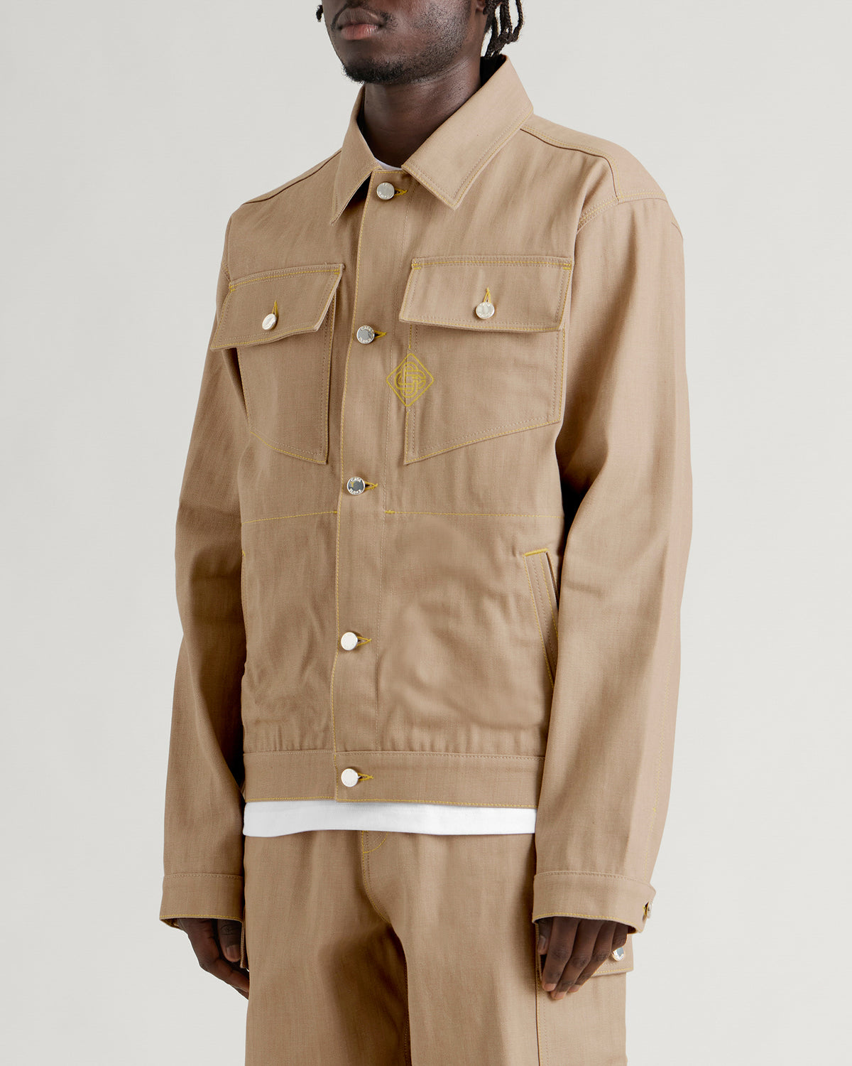 Casablanca Desert Canvas Denim Jacket