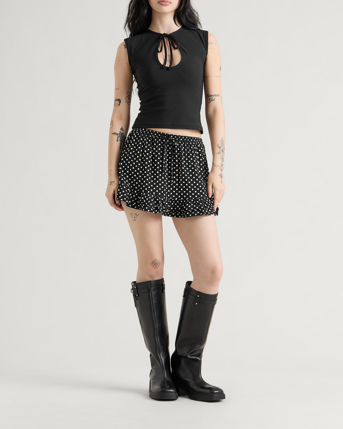 Many Many Clothes The Spotty Mini Skirt