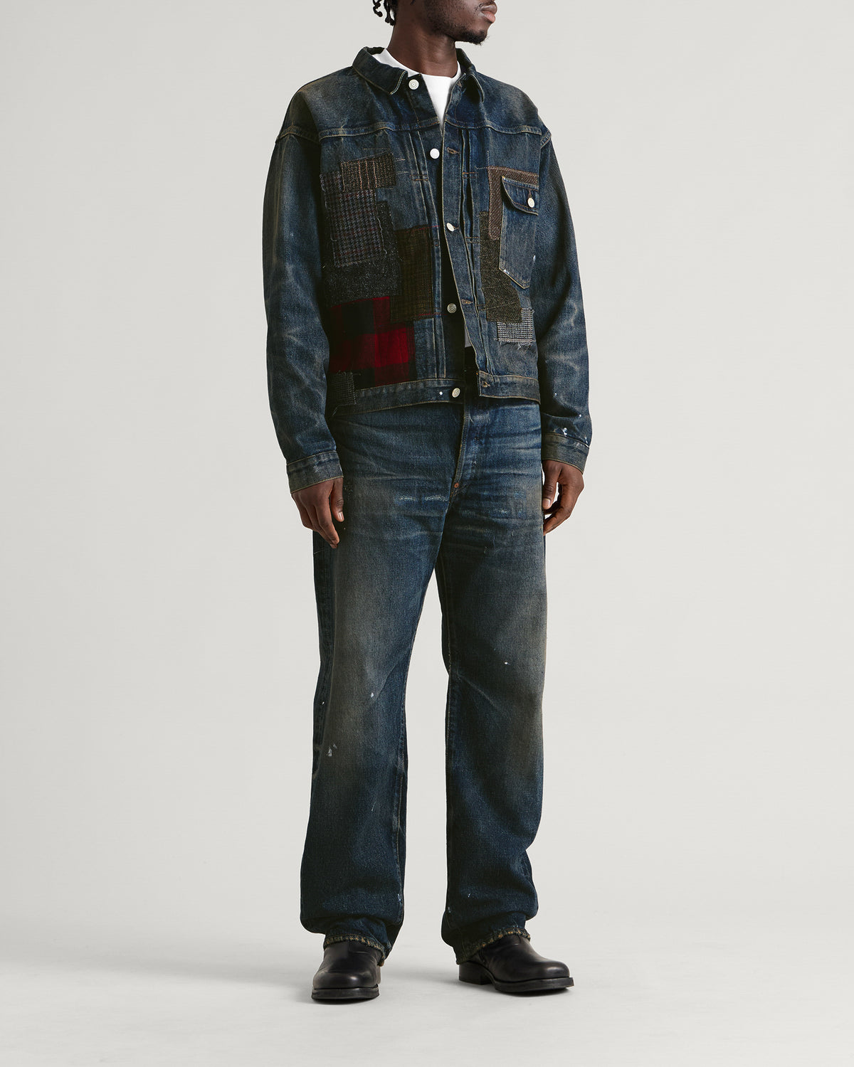 Junya Watanabe MAN Custom Patchwork Denim Jacket