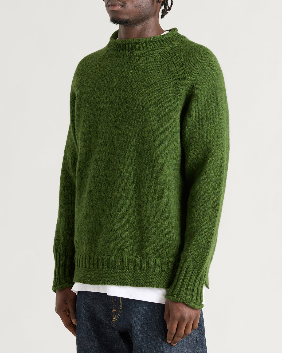 PITTARI Seti Heritage Lambswool Roll Collar Jumper