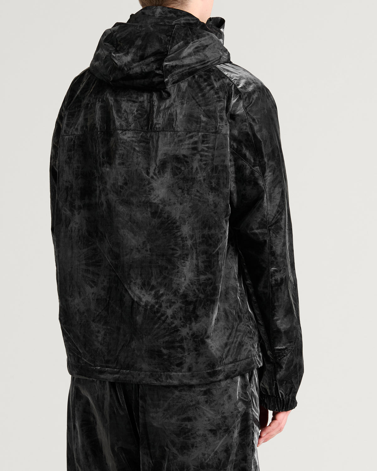 Y-3 Marble Nylon Hoodied Coat