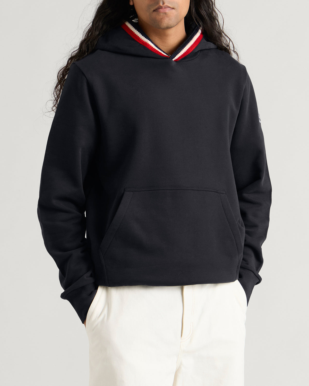 Moncler Knitted Trim Hoodie