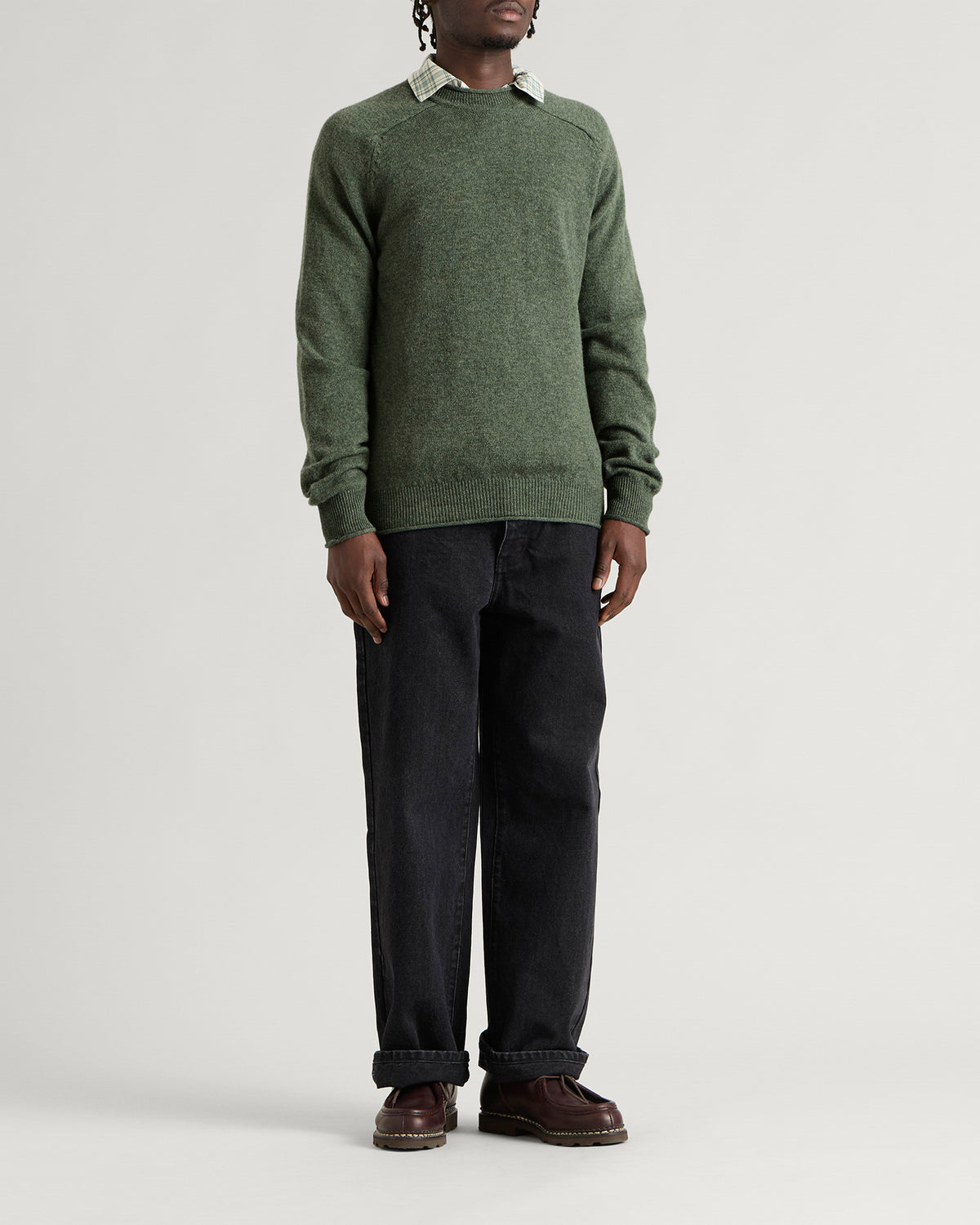 PITTARI Usk Lambswool Roll Collar Jumper