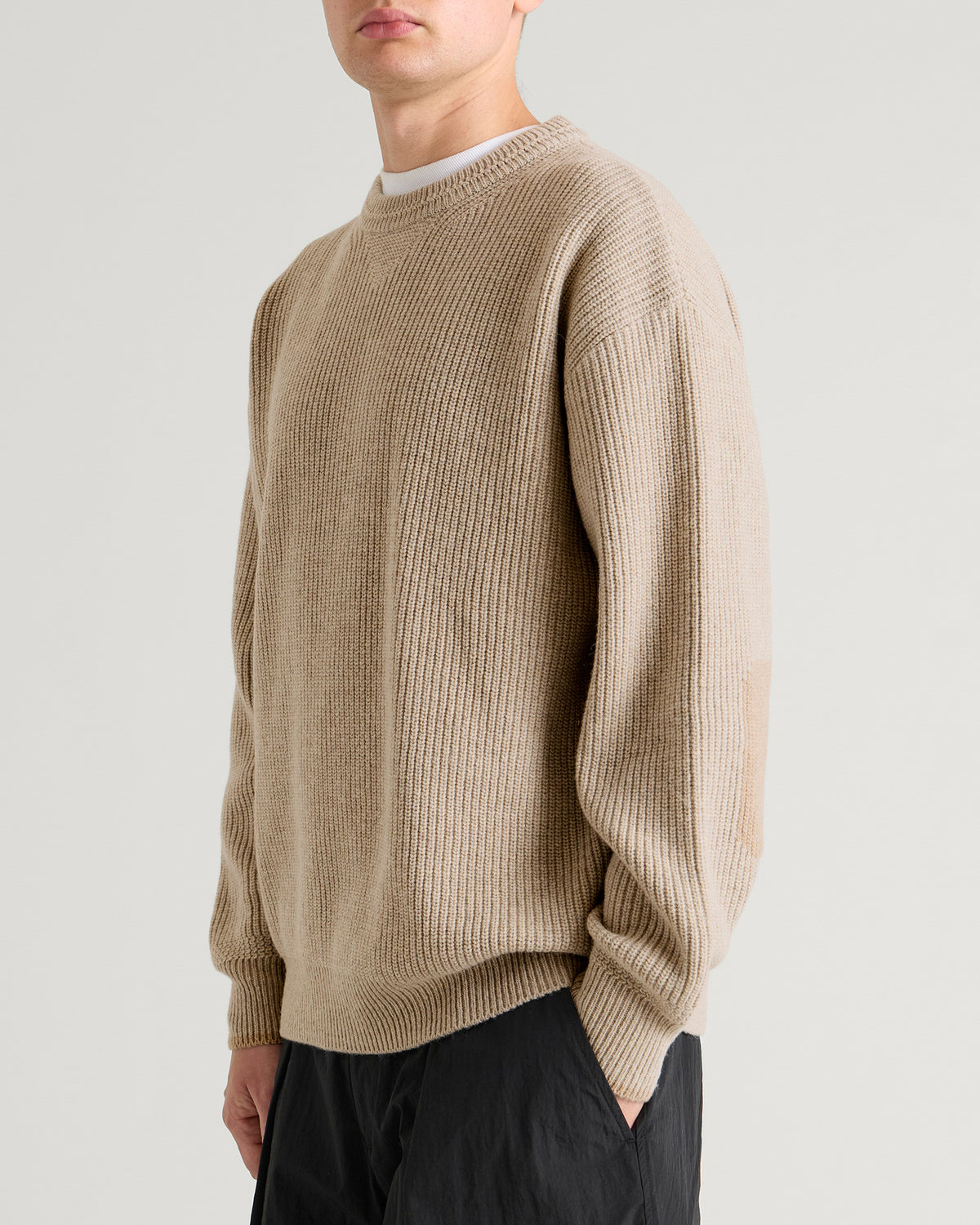 FrizmWORKS Patch Round Knit Jumper
