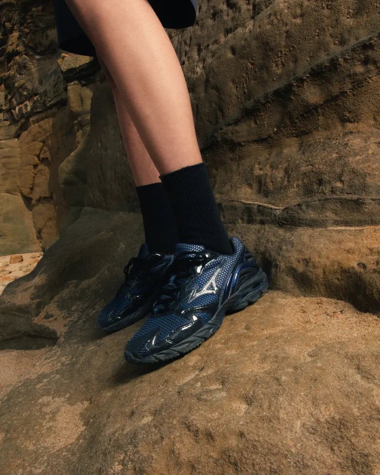 The END. x Mizuno Wave Rider 10 sneakers.
