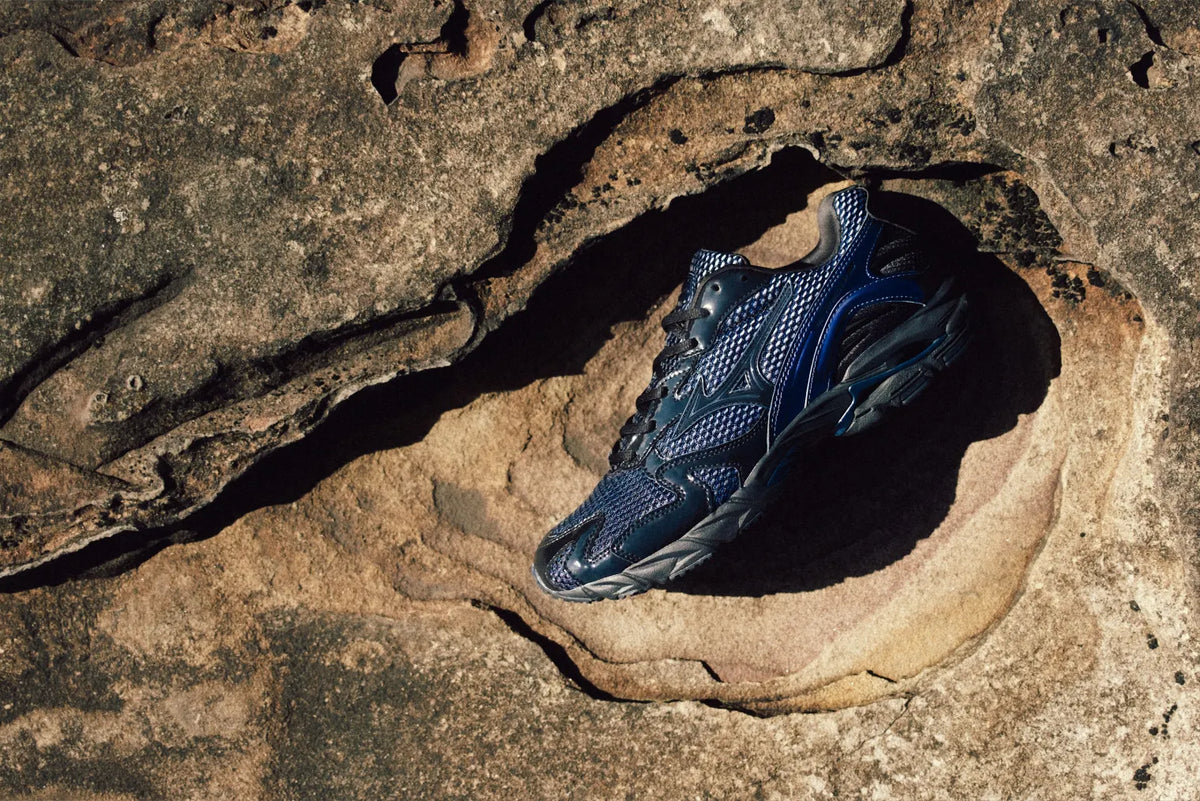 The END. x Mizuno Wave Rider 10 sneaker.